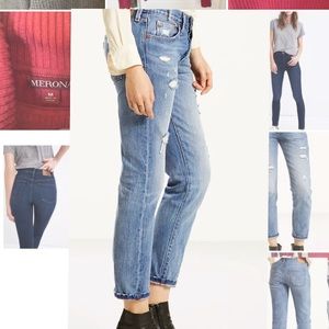 NWT Levi’s 501 Taper Mid-Rise jeans